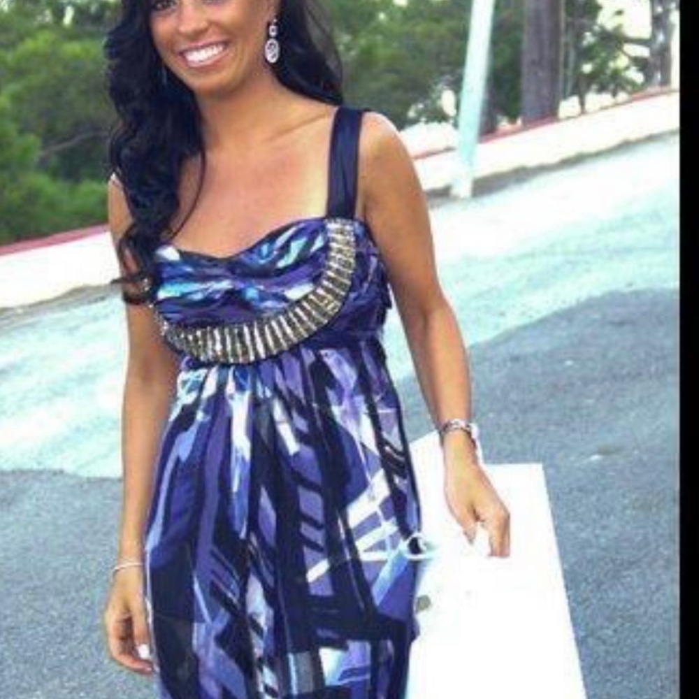 ✨Navy Gown/Maxi with Beaded details✨